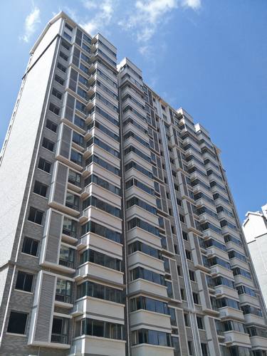 銅煤一號住宅小區(qū)牡丹園1#、2#、3#樓順利交工