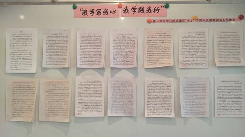 “我手寫我心，我學(xué)踐我行”