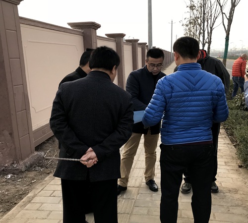 大秦置業(yè)公司：山水逸境項目施工臨建圍墻順利通過竣工驗(yàn)收