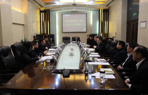 陜煤集團化工事業(yè)部到建設(shè)集團調(diào)研指導(dǎo)工作