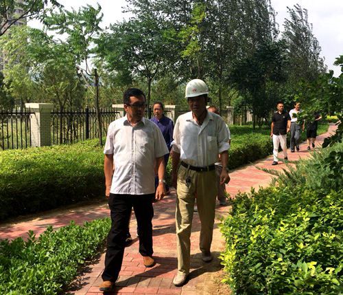 陜煤建設(shè)公司：神南華府二期室外景觀綠化階段性工程順利通過竣工驗收