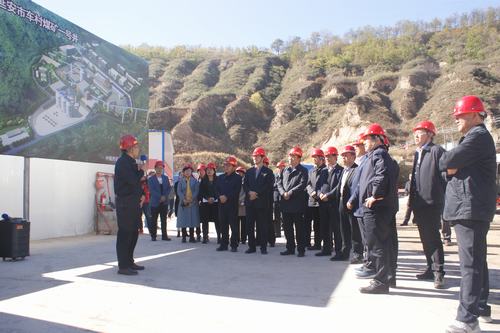 陜西省人大代表對陜煤建設(shè)礦建二公司車村項目開展調(diào)研