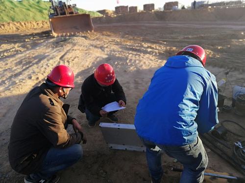 陜煤建設(shè)銅煤公司第八項目部承建的靖神鐵路孟家灣站臺維修車間綜合物資倉庫完成工程樁試樁檢測