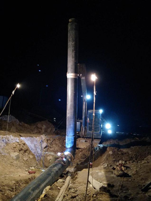 陜煤建設(shè)機電安裝公司完成彬長小莊礦供熱工程定向鉆項目