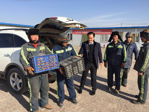 陜煤建設機電安裝公司深入一線慰問檢查