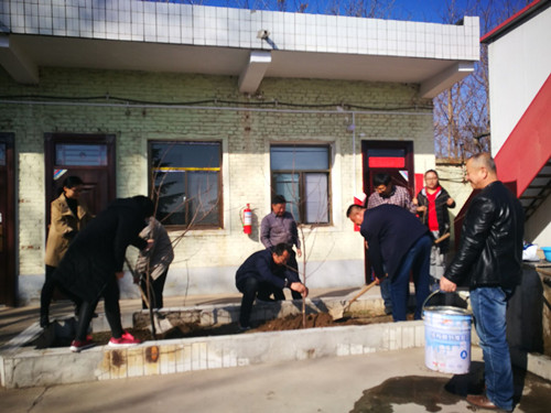 陜煤建設(shè)天工公司各項(xiàng)目部積極開展植樹活動 綠化施工環(huán)境