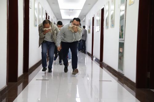 陜煤建設(shè)洗選煤分公司開展消防火災(zāi)應(yīng)急演練活動