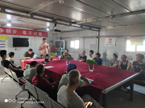 陜煤建設(shè)機電安裝公司曹家灘項目部：集思廣“意” 企業(yè)發(fā)展大家談