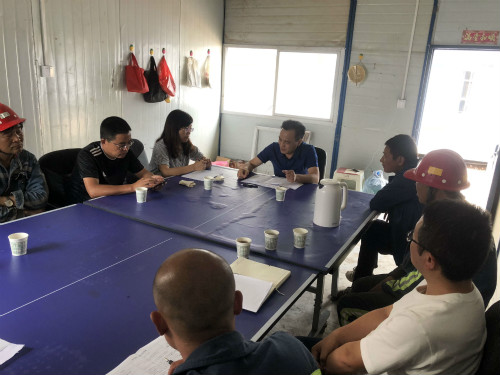 陜煤建設(shè)機電安裝公司一線慰問調(diào)研鼓干勁