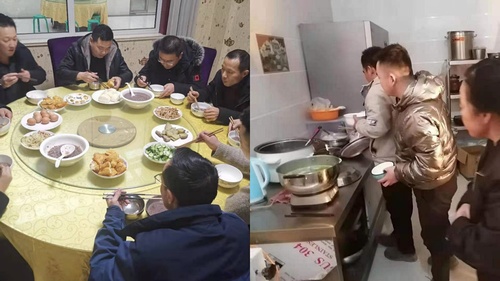 陜煤建設(shè)路橋分公司基層項(xiàng)目慶臘八共迎新春