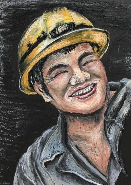 煤礦安裝工人禮贊