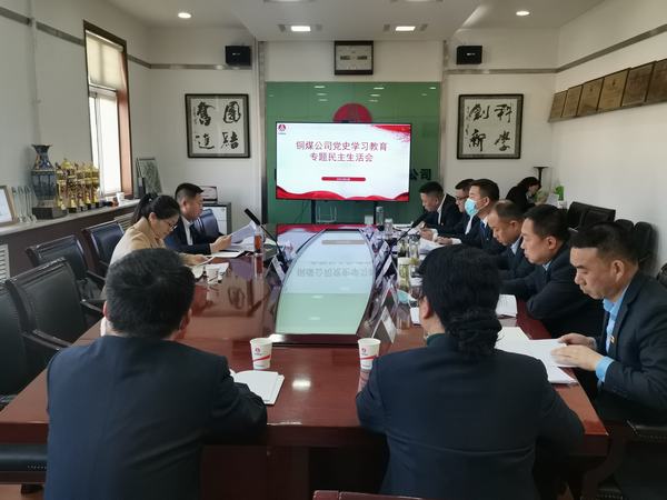 陜煤建設(shè)銅煤公司召開黨史學(xué)習(xí)教育專題民主生活會(huì)