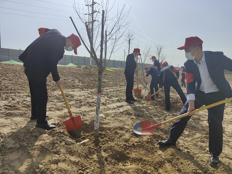 陜煤建設(shè)榆林公司開展義務(wù)植樹活動(dòng)