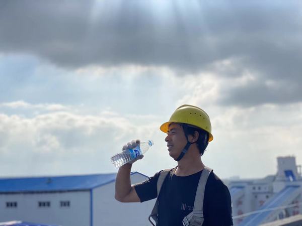 陜煤建設韓城分公司土建五項目部：不畏驕陽 全力沖刺 項目建設“火熱”進行中