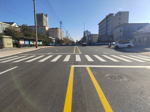 陜煤建設承建的上郡北路順利通車！