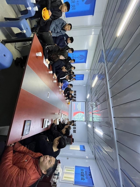 陜煤建設(shè)洗選煤運(yùn)營分公司蒞臨渭南分公司白樺林悅項(xiàng)目對標(biāo)交流