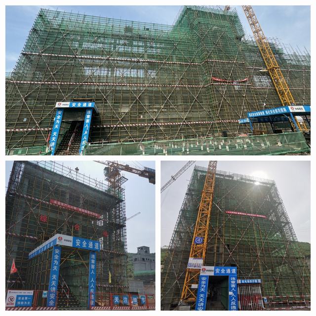 陜煤建設(shè)韓城分公司土建十一項(xiàng)目部：搶抓施工黃金季，多項(xiàng)工程喜封頂