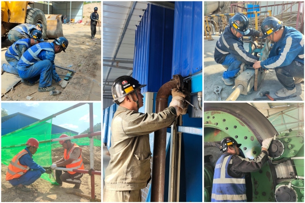 陜煤建設(shè)礦建三公司：弧光閃閃大干忙