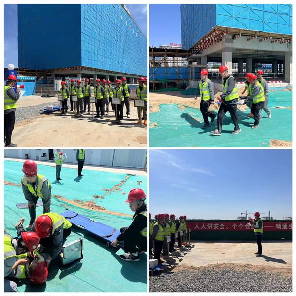 陜煤建設(shè)銅煤公司各項目部開展“安全生產(chǎn)月”應(yīng)急演練活動