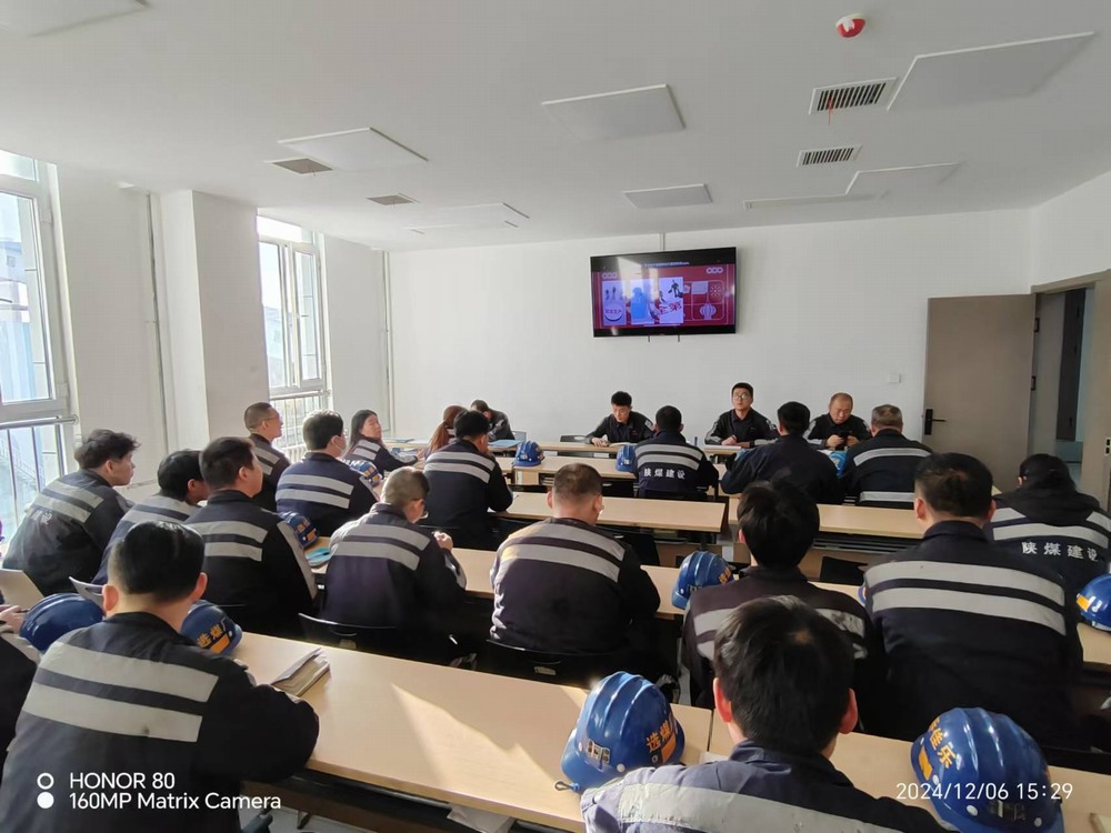 陜煤建設(shè)洗選煤運(yùn)營公司紅柳林洗煤廠項(xiàng)目部：合力攻堅(jiān) 畫好安全生產(chǎn)“同心圓”