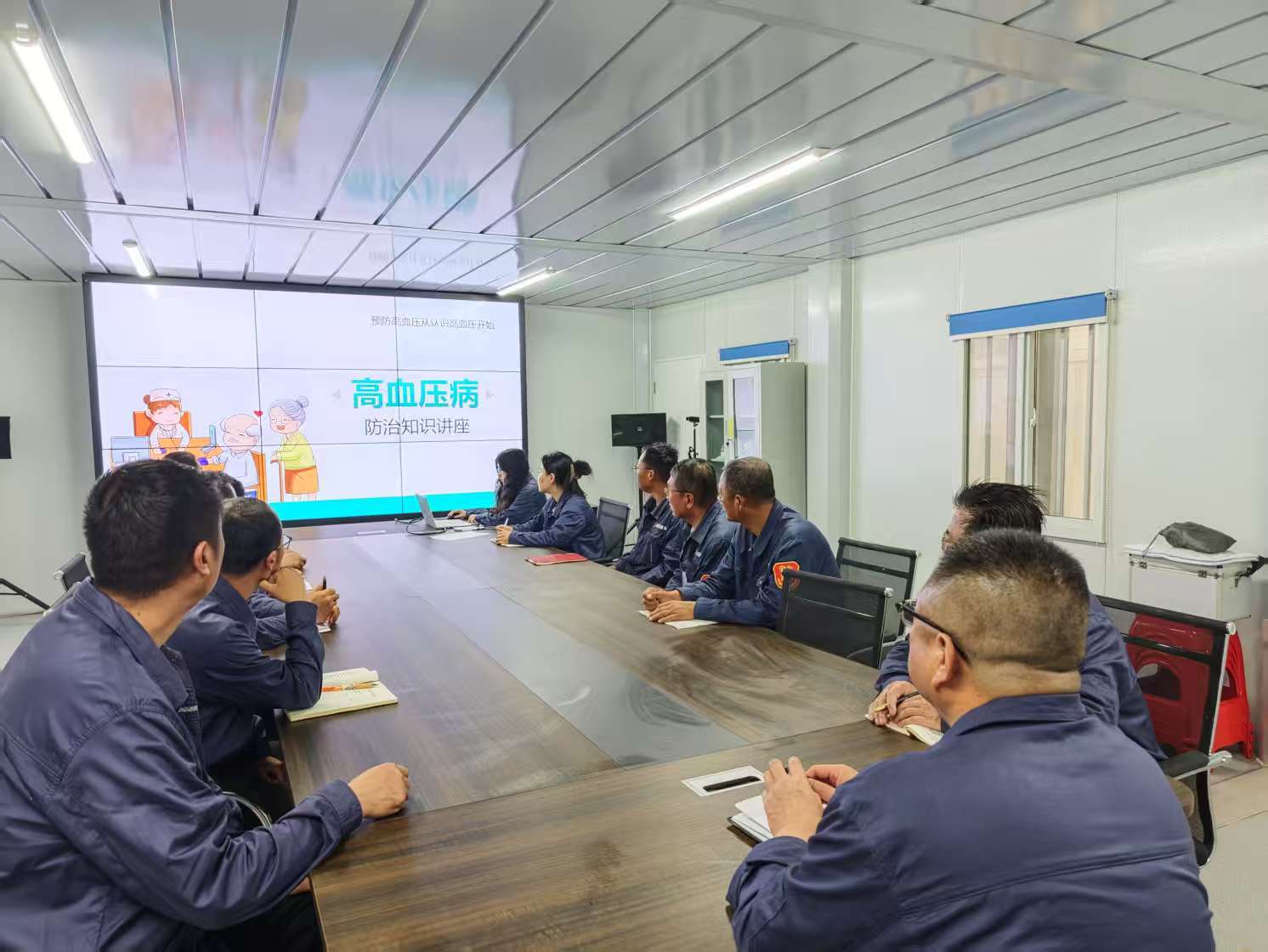 陜煤建設(shè)韓城分公司土建四項(xiàng)目部同筑健康防線，共守職工美好明天