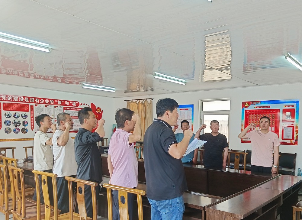 陜煤建設(shè)韓城分公司安裝六項(xiàng)目部：安全“不違章” 青春勇?lián)?dāng)