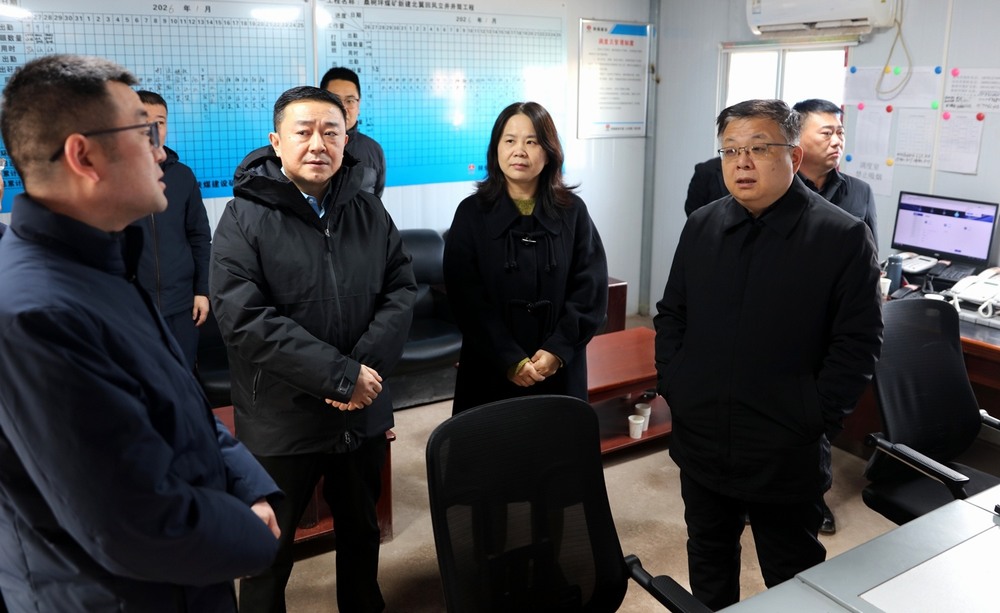 韓城市委副書(shū)記張景鋒一行深入陜煤建設(shè)礦建二公司調(diào)研指導(dǎo)工作