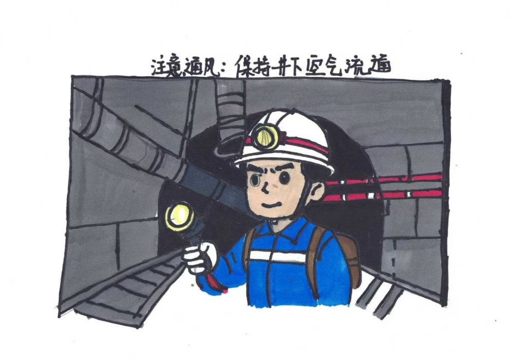 井下安全“四字訣”：通風(fēng)、滅火、逃生、提能